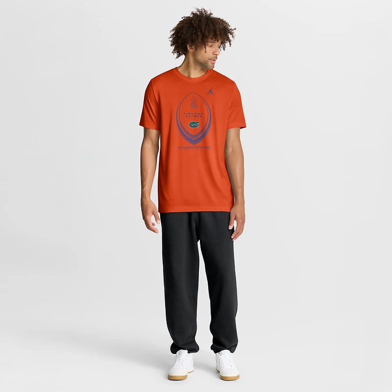 Men's Jordan Brand Royal Florida Gators Primetime Legend Football Icon Dri-FIT T-Shirt