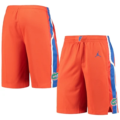 Short de basket-ball Jordan Brand Orange Florida Gators Replica Performance pour hommes