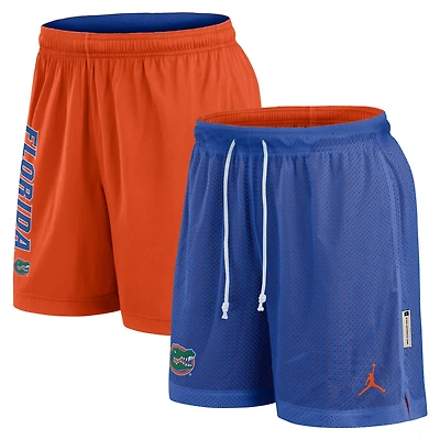 Men's Jordan Brand Royal/Orange Florida Gators Courtside Standard Issue Dri-FIT Reversible Shorts