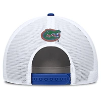 Men's Jordan Brand Royal/White Florida Gators 2025 On-Field Rise Patch Trucker Adjustable Hat