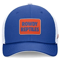 Casquette ajustable Jordan Brand Royal/White Florida Gators Local Rise Trucker pour homme