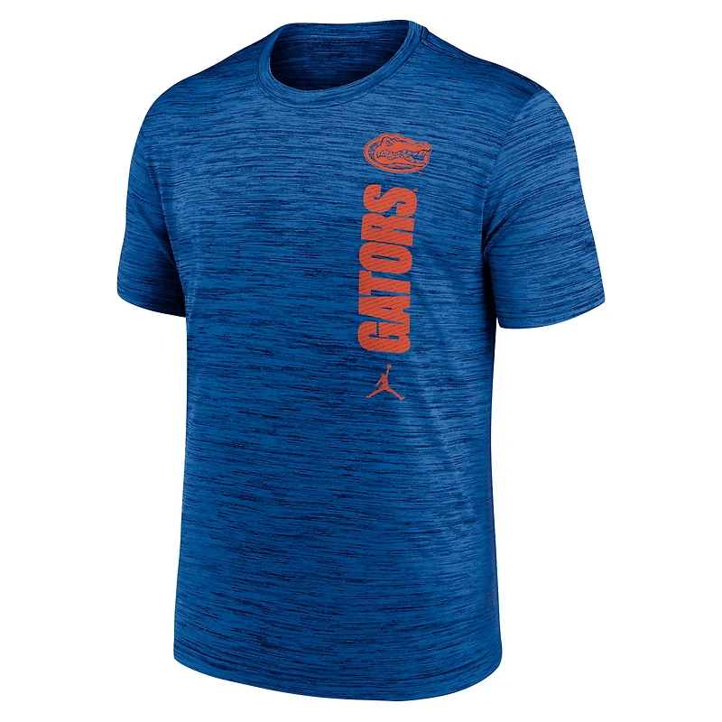 T-shirt Jordan Brand Royal Florida Gators 2024 Sideline Velocity Dri-FIT pour homme