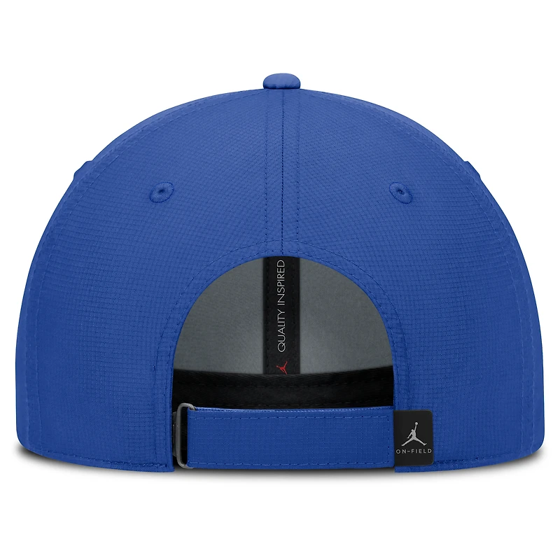 Men's Jordan Brand Royal Florida Gators 2025 On-Field Gameday Club Adjustable Hat