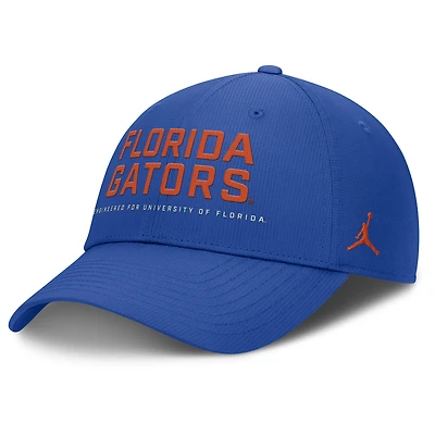 Casquette ajustable Jordan Brand Royal Florida Gators 2025 On-Field Gameday Club pour homme