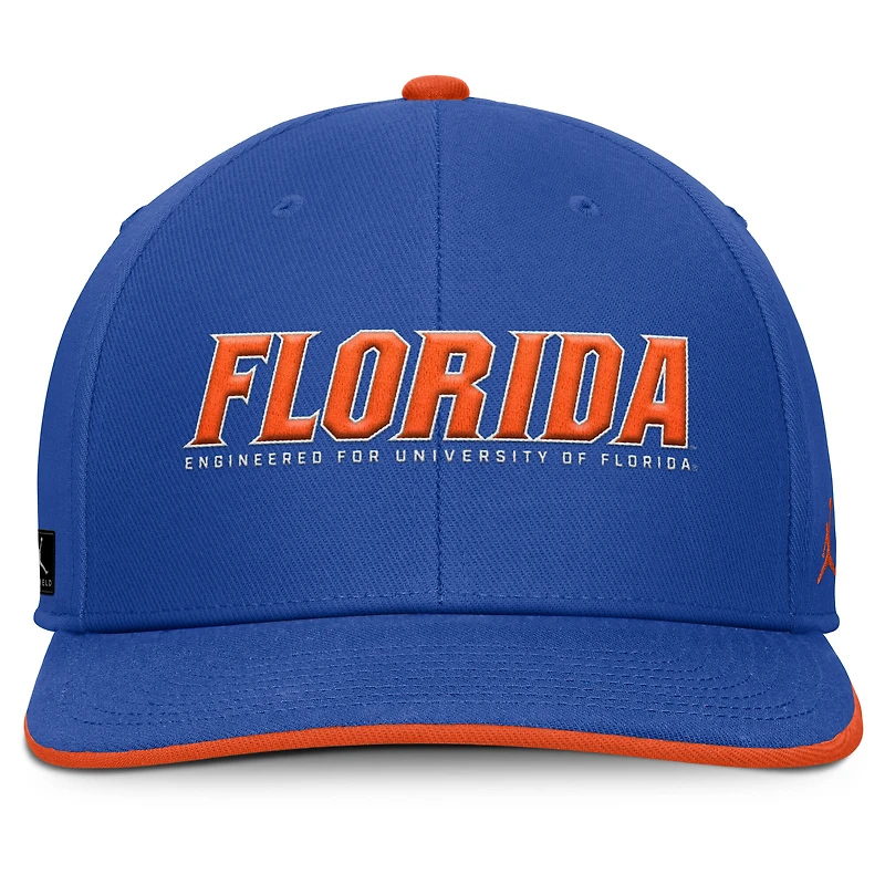 Men's Jordan Brand Royal Florida Gators 2025 On-Field Pro Performance Adjustable Hat