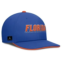 Men's Jordan Brand Royal Florida Gators 2025 On-Field Pro Performance Adjustable Hat