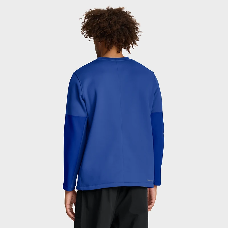 T-shirt à manches longues Jordan Brand Royal Florida Gators 2025 Sideline Coach Therma-FIT pour homme
