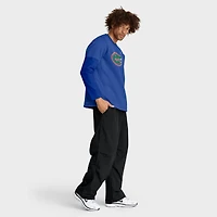 T-shirt à manches longues Jordan Brand Royal Florida Gators 2025 Sideline Coach Therma-FIT pour homme