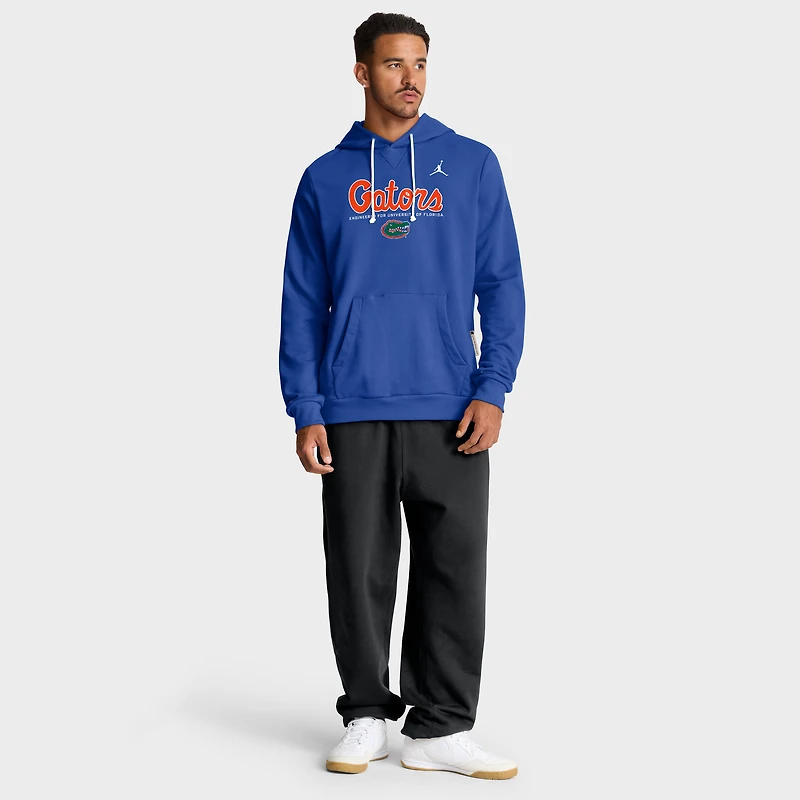 Sweat à capuche Jordan Brand Royal Florida Gators 2025 Sideline Standard Issue Dri-FIT pour homme
