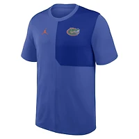 Maillot d'entraîneur Jordan Brand Royal Florida Gators 2025 Sideline UV Dri-FIT pour homme