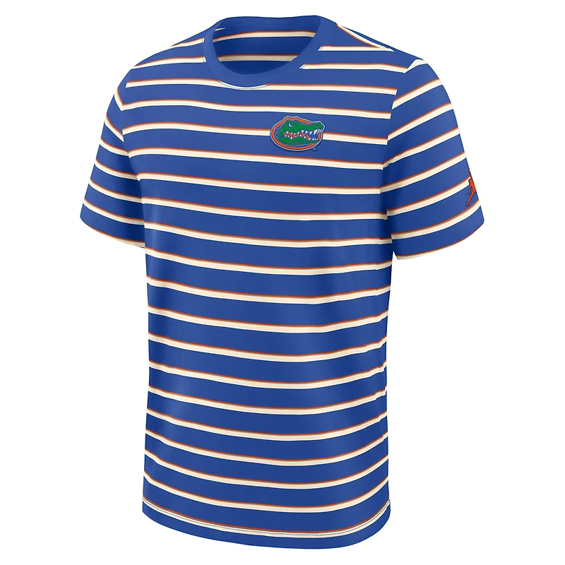 T-shirt Jordan Brand Royal Florida Gators Athletic Prep Legacy Summit Stripe pour homme