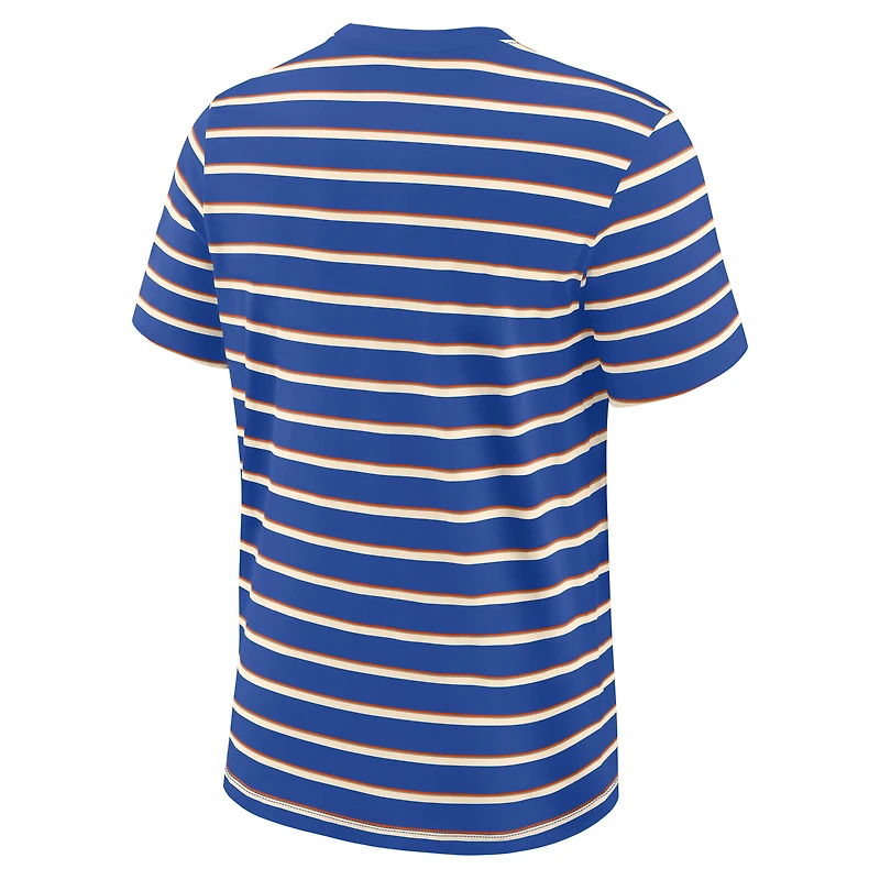 T-shirt Jordan Brand Royal Florida Gators Athletic Prep Legacy Summit Stripe pour homme