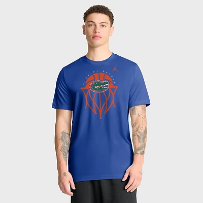 Men's Jordan Brand Royal Florida Gators Basketball Icon Legend Dri-FIT T-Shirt