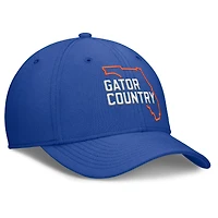 Casquette Jordan Brand Royal Florida Gators Local Swoosh Flex pour homme
