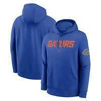 Men's Jordan Brand Royal Florida Gators Nickname Club Fleece Pullover Hoodie