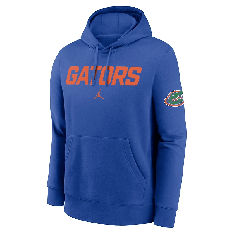 Men's Jordan Brand Royal Florida Gators Nickname Club Fleece Pullover Hoodie