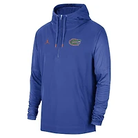 Men's Jordan Brand Royal Florida Gators Player Half-Zip Jacket