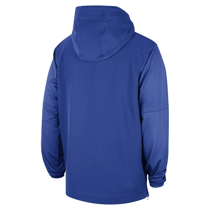 Men's Jordan Brand Royal Florida Gators Player Half-Zip Jacket