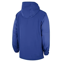 Men's Jordan Brand Royal Florida Gators Player Half-Zip Jacket