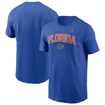 T-shirt Jordan Brand Royal Florida Gators Primetime Arch Stack pour homme
