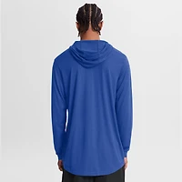 Men's Jordan Brand Royal Florida Gators Primetime Arch Tri-Blend Dri-FIT Long Sleeve Hooded T-Shirt