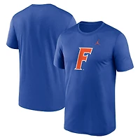 T-shirt Jordan Brand Royal Florida Gators Primetime Legend pour homme avec logo alternatif