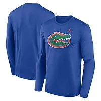 T-shirt à manches longues Jordan Brand Royal Florida Gators Primetime Primary Legend pour homme