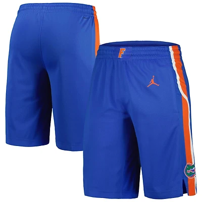 Short de basket-ball l'équipe réplique des Royal Florida Gators Jordan Brand pour hommes
