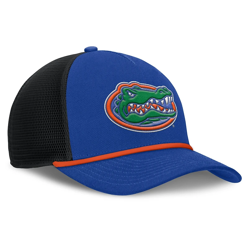 Casquette ajustable Jordan Brand Royal Florida Gators Rise Primetime Trucker pour homme