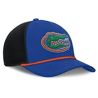 Casquette ajustable Jordan Brand Royal Florida Gators Rise Primetime Trucker pour homme