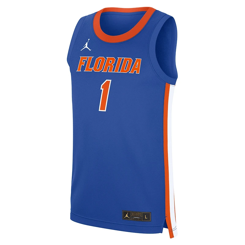 Maillot de basket-ball Jordan Brand Royal Florida Gators Road Replica pour homme
