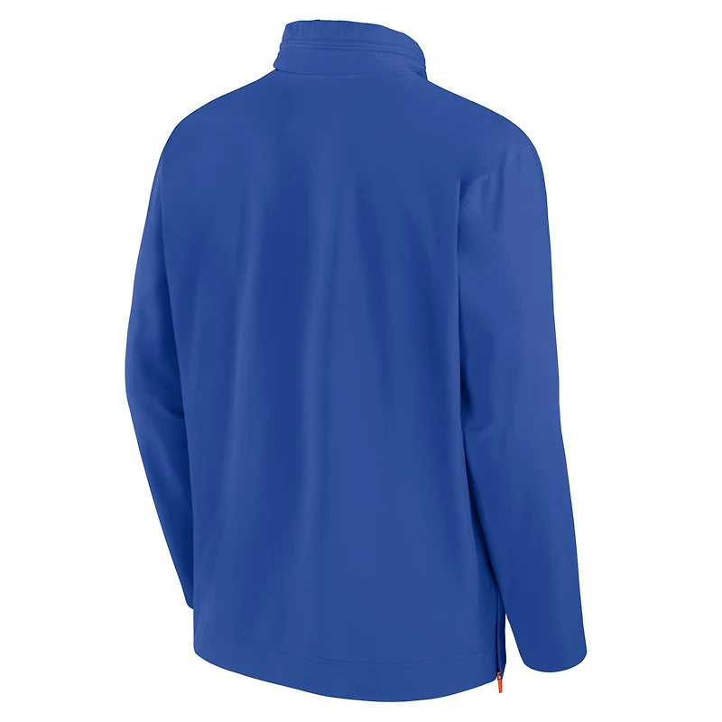 Men's Jordan Brand Royal Florida Gators Sideline Coaches Quarter-Zip Jacket