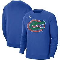 Men's Jordan Brand Royal Florida Gators Wordmark Pullover Sweatshirt