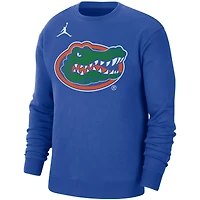 Men's Jordan Brand Royal Florida Gators Wordmark Pullover Sweatshirt