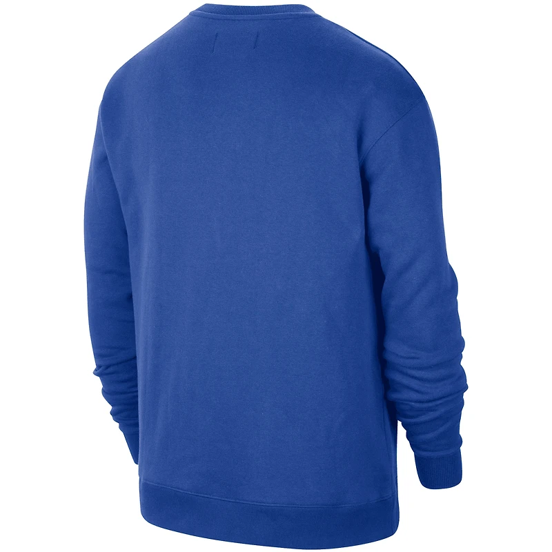Men's Jordan Brand Royal Florida Gators Wordmark Pullover Sweatshirt