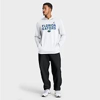T-shirt à capuche et manches longues Jordan Brand blanc Florida Gators 2025 Sideline Dri-FIT pour homme