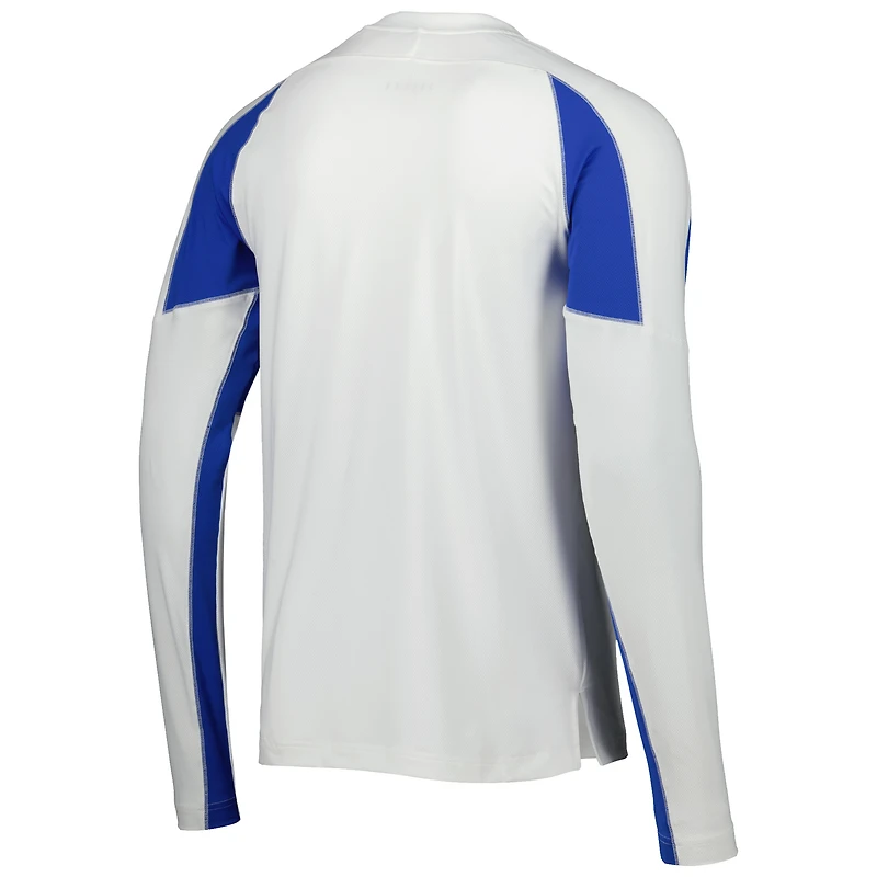T-shirt à manches longues raglan blanc Jordan Brand pour homme, motif Florida Gators, le basketball