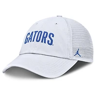 Men's Jordan Brand White Florida Gators Club Campus Trucker Adjustable Hat
