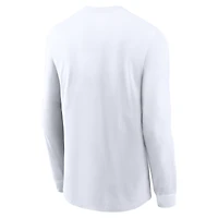 Men's Jordan Brand White Florida Gators Primetime Classic Location Long Sleeve T-Shirt
