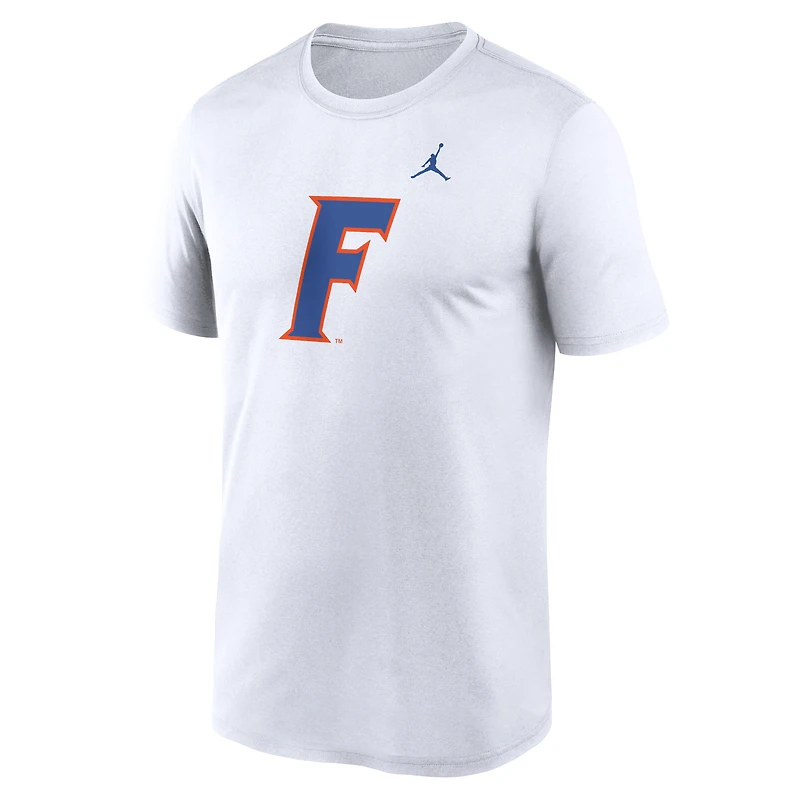Men's Jordan Brand Heather Gray Florida Gators Primetime Legend Alternate Logo T-Shirt