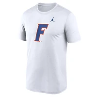 Men's Jordan Brand Heather Gray Florida Gators Primetime Legend Alternate Logo T-Shirt
