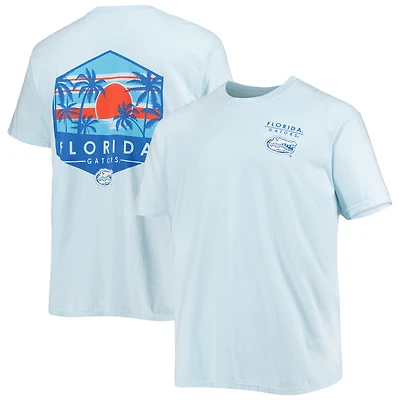 Men's Light Blue Florida Gators Landscape Shield Comfort Colors T-Shirt