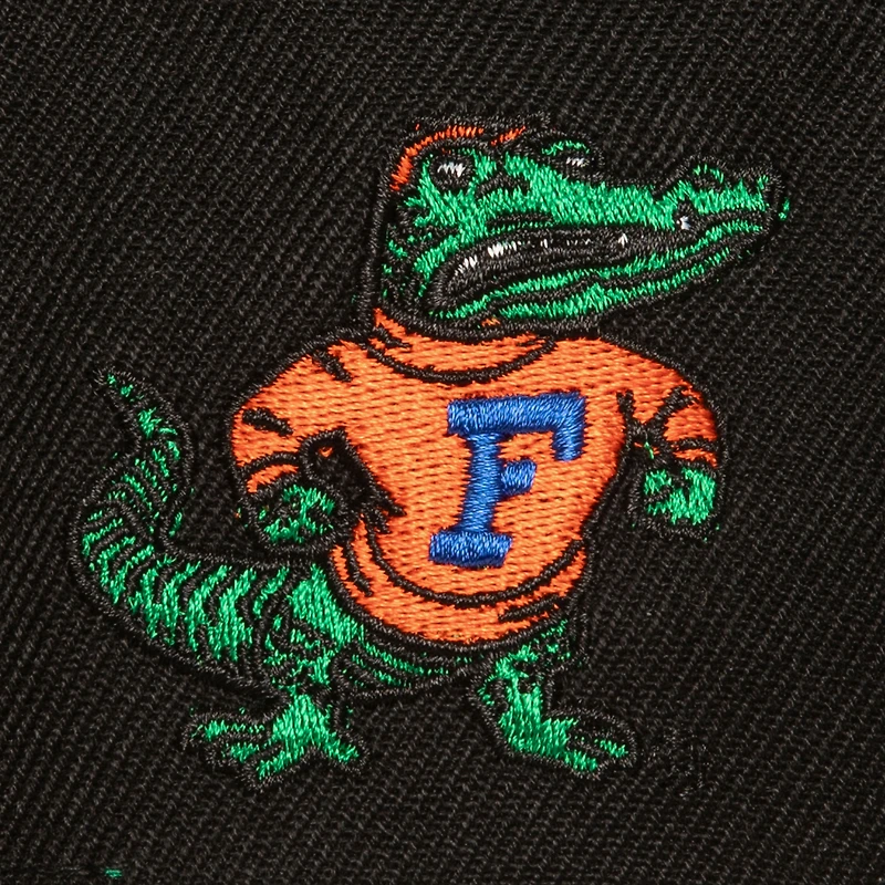 Casquette snapback noire Triple Play des Florida Gators de Mitchell & Ness pour homme
