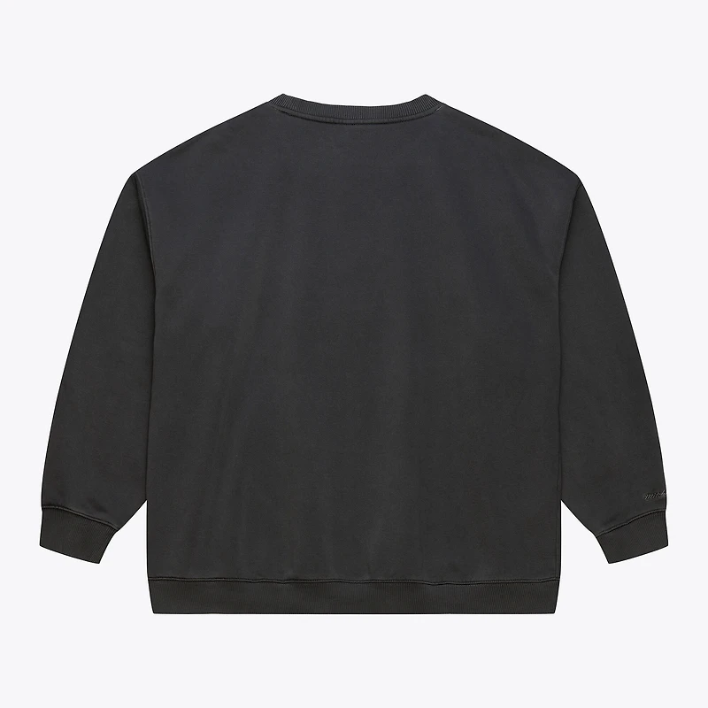 Sweat-shirt polaire Mitchell & Ness pour homme, coloris anthracite