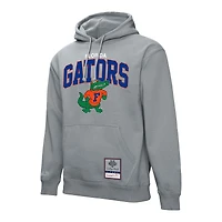 Men's Mitchell & Ness  Heather Gray Florida Gators Classic Arch Pullover Hoodie