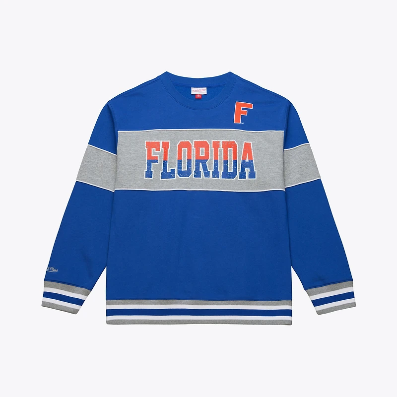 Sweat-shirt polaire Mitchell & Ness Royal Florida Gators pour homme