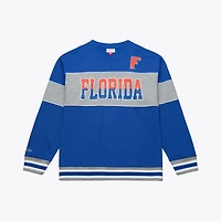 Men's Mitchell & Ness  Royal Florida Gators Fleece Sweatshirt