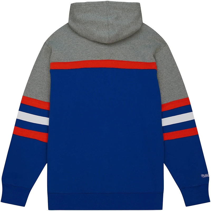 Sweat à capuche Mitchell & Ness Royal Florida Gators Head Coach pour hommes