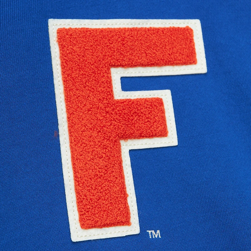 Men's Mitchell & Ness Royal Florida Gators Team Legacy French Terry Pullover Hoodie