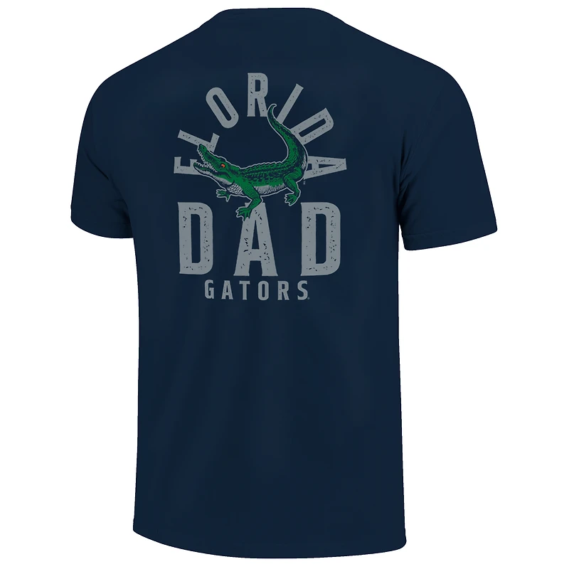 Men's  Navy Florida Gators Father's Day Mascot Overlay T-Shirt